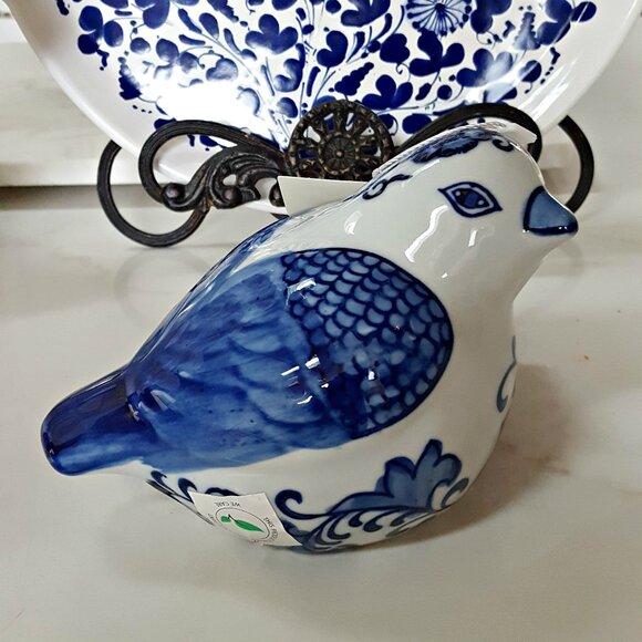 NEW! SHABBY Chic CHINOISERIE Song BIRD DECOR - Picture 1 of 5